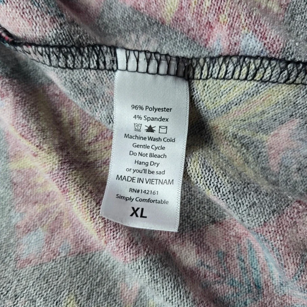 LuLaRoe Sarah Cardigan XL Simply Comfortable Geometric Floral Duster JC002-6